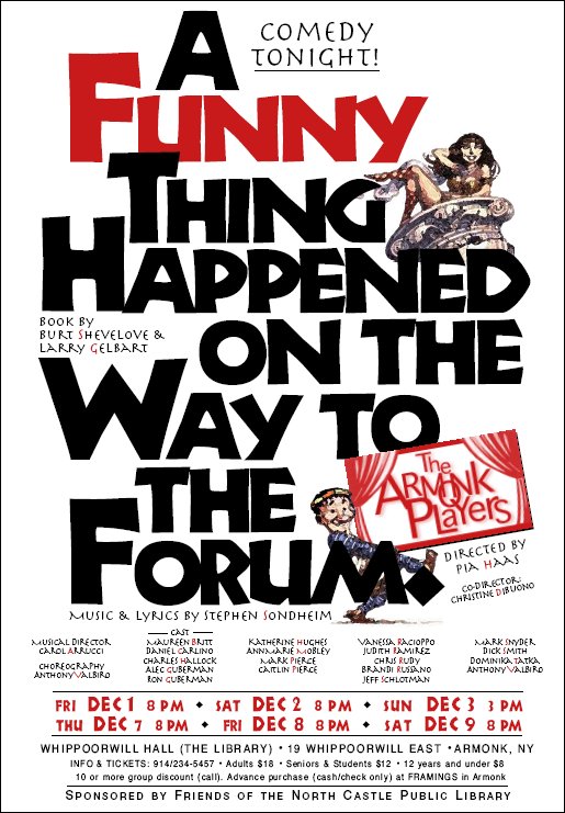 a funny thing happened on the way to the forum. A Funny Thing Happened On